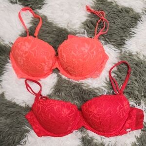 Victoria Secret PINK Date Push Up Bra Bundle